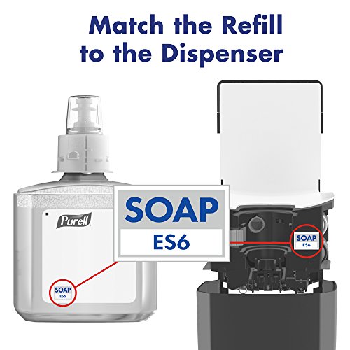 פורל אס6 מתקן סבון ידני אוטומטי המותקן על הקיר, גרפיט, תואם למילוי סבון בריא של 1200 מיליליטר פורל-6434-01-מיוצר