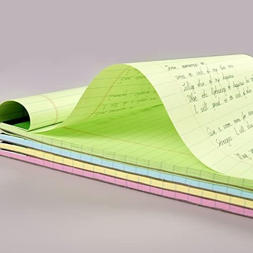 משטח משפטי צבעוני של קאיסה 15 ק ג נייר ממוחזר, 4 יחידות 5איקס 8 פסקה צרה ו-4 יחידות 8.5 איקס