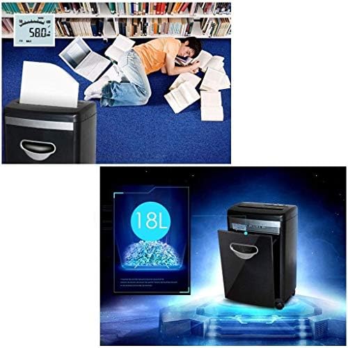 לרכוש מגרסה שחורה-מגרסת נייר מיקרו-חתוך מיקרו-חתוכה גבוהה-ביטחון, קטעי מגרדים לשימוש במשרד ובבית, עם