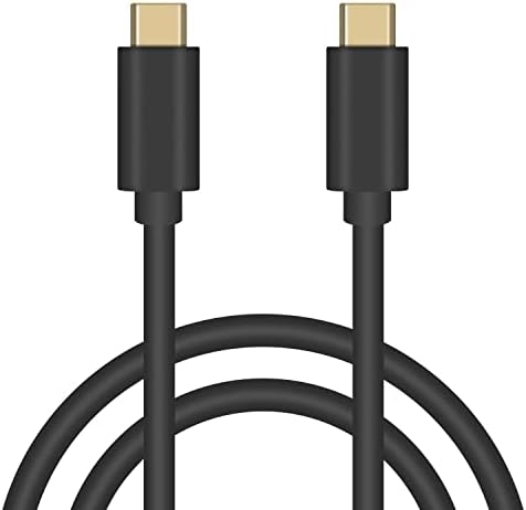 Poyiccot USB C כבל טעינה מהירה 3.3 רגל, USB סוג C מטען כבל מטען 10GBPS USB C ל- C זכר לזכר מסוג C