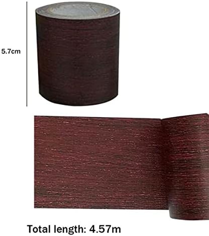 ECYC 2.24X179.92 אינץ 'דבק עצמיות קלטת עץ, סרט תיקון עץ ריאליסטי לריהוט כיסא שולחן רצפה, 05