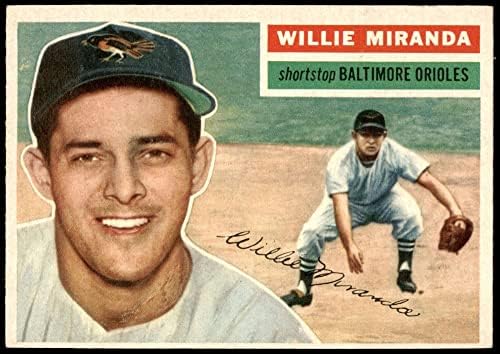 1956 Topps 103 Wht Willie Miranda Baltimore Orioles Ex/MT Orioles
