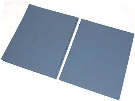 X-DREE 3000 ליטוש חצץ יבש ריבוע יבש שוחק גיליון נייר זכוכית 5 PCS (Hoja de Papel de Lija de Lijado