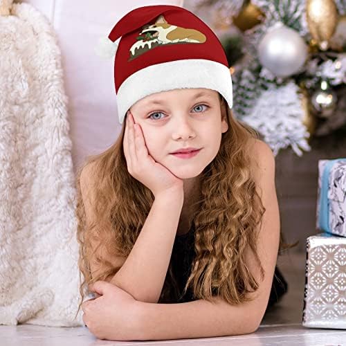 חג המולד קורגי חג המולד כובע אישית סנטה כובע מצחיק חג המולד קישוטים