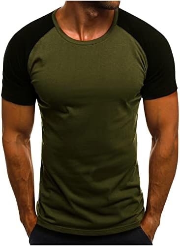 חולצת טריקו של קאם גברים הסוואה שרוול קצר הסוואה רגילה בכושר צבאי צבא סגנון צבא עגול צוואר עגול חולצת