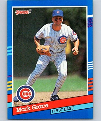 1991 דונרוס 199 מארק גרייס NM-MT שיקגו קאבס בייסבול MLB
