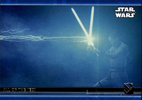2020 Topps מלחמת הכוכבים העלייה של Skywalker Series 2 Blue 93 כל כרטיס המסחר של ג'די ריי