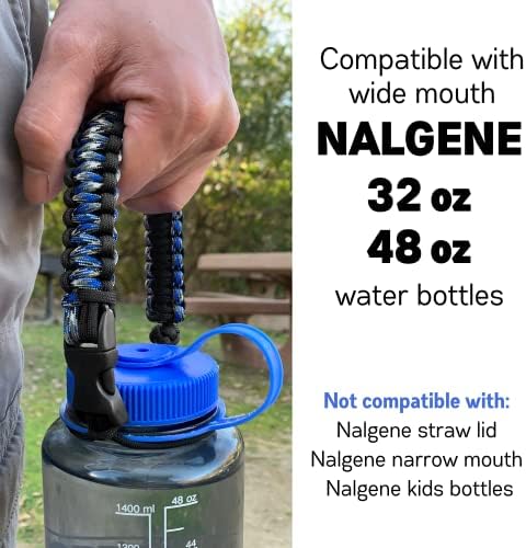 ידית GearProz התואמת לנלגן 32 גרם, בקבוקי פה רחבים של 48 גרם