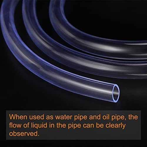 Meccanixity PVC צינור ויניל צינור צינור 3/16 ו- 5/16 ID 6.6ft קל משקל גמיש עבור צינור מים