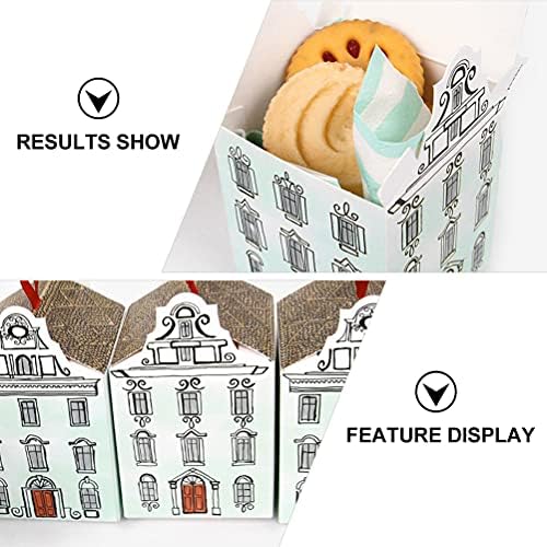 קופסאות אחסון נייר יצירתי קופסאות אחסון לחתונה קופסאות ממתקים בית קופסאות מתנה צורת בית