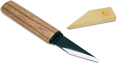 קירידאשי קרפט כיס סכין יפני פלדת להב עץ ידית עם נדן לימניים