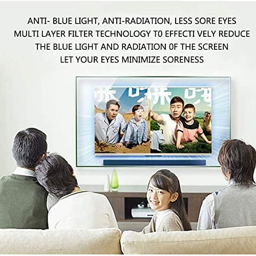 מגן מסך טלוויזיה שקוף במיוחד של אייזיר, מגיני מסך נגד אור כחול נגד סנוור להקל על מסנן המסך-להקל על עומס העיניים