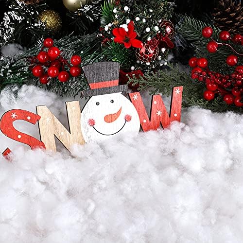 2 שקיות חג המולד מזויף שלג מלאכותי שלג 17.6 אונקיות פלאפי שלג סיבי עבור שלג שמיכה, עץ חג המולד קישוט,