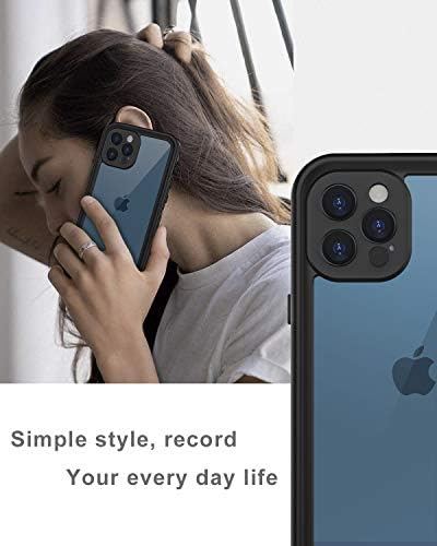 Love Beidi Design עבור iPhone 12 Pro Max אטום מים מארז 6.7 '', מארז חסין הלם גוף מלא לאייפון 12 Pro Max Case עם
