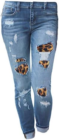 בתוספת גודל אמצע המותניים קולומביאני עיצוב קרע סקיני ג ' ינס