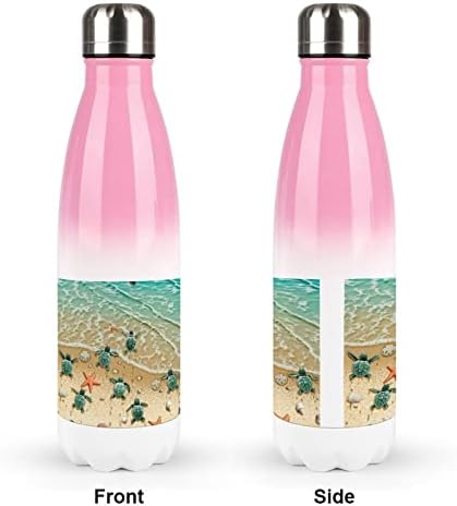 צבי ים 17oz בקבוק מים ספורט נירוסטה ואקום מבודד צורת קולה בקבוק ספורט לשימוש חוזר