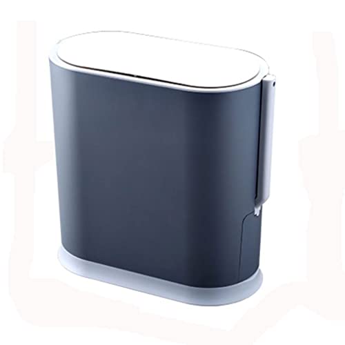 Czdyuf 8L אשפה חכמה יכולה אינדוקציה משק בית אטום לשירותים מברשת אסלה מברשת נייר משולב נייר באסק פח אשפה
