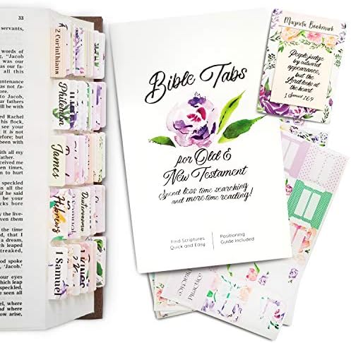 למינציה התנ ך כרטיסיות עבור לימוד התנ ך - 90 חתיכות קל לקריאה הקתולית התנ ך כרטיסיות עם מדריך-התנ