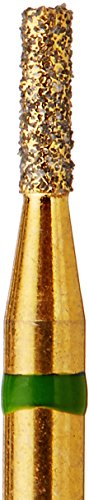 קרוסטק ז835/012 ג 24 קראט מצופה זהב יהלום בורס, גליל קצה שטוח, גס