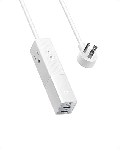 USB C רצועת חשמל נסיעות, ANKER USB C מטען 30W עם 511 רצועת חשמל USB, 2AC שקעים 2USB מטען מהיר,