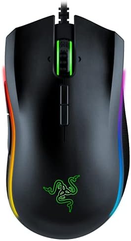 Razer Mamba Elite Gaming Mouse & Cynosa Chroma Gaming Keyboard: 168 מקשי RGB עם תאורה אחורית בנפרד - עיצוב