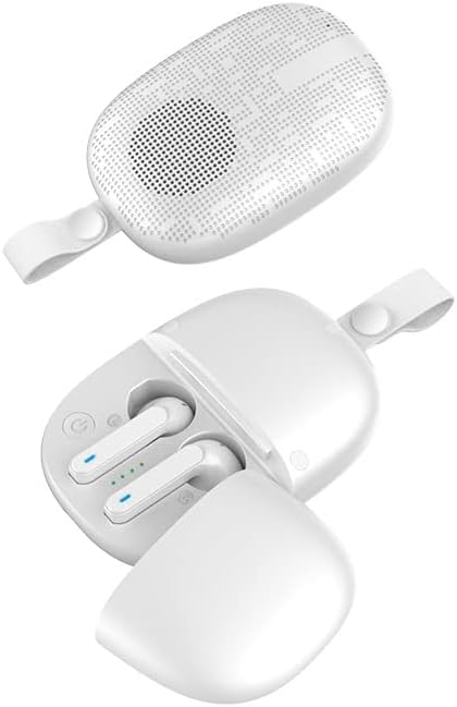 רמקול Bluetooth עם אוזניות 2 ב 1 רמקולים ניידים דוברים אוזניות אלחוטיות נסיעות חיצוניות