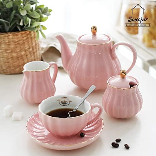 Sweejar Royal Teapot & Cups and Shucers Saucer