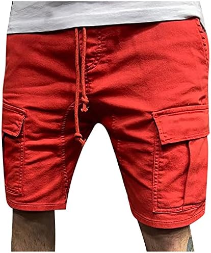 מכנסיים קצרים של Sinzelimin למכנסי מטען לגברים מכנסי ספורט אופנה המריצים מכנסי טרנינג רצים מכנסיים קצרים
