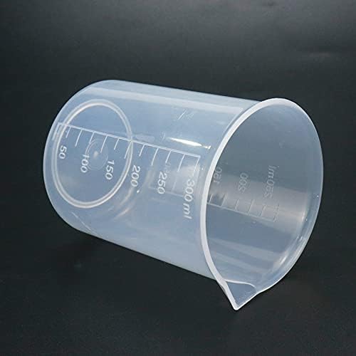 אנטרדר מטבח עמ כוס מדידה מדעית פלסטיק בוגר כוס שקוף 250 מ ל-300 מ ל, 3-מארז