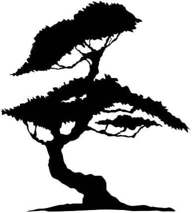 בונסאי עץ אקזוטי טבע סטנסיל 5 4 3 & מגבר; גדלים שונים עמיד לשימוש חוזר עבור כרטיסי רעיונות קישוט הווה מתנה /