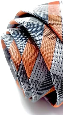בדוק עניבות פס לגברים-עניבה ארוגה-עניבות גברים עניבת צוואר מאת סקוט אלן