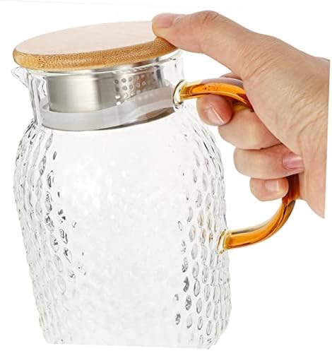 Luxshiny 1 pc זכוכית כד מים קרים מיכל אחסון גדול בקבוק מים חמים וקור