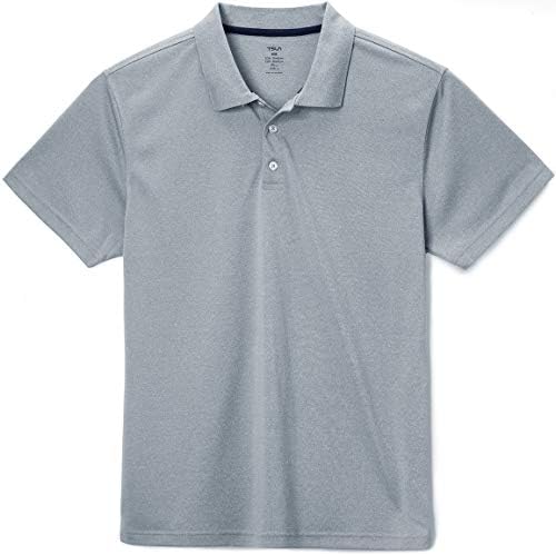 חולצות פולו קצרות של שרוול קצר של TSLA, חולצות גולף מהירות יבשות, ביצועים ספורט, Dri Flex Tech חולצות