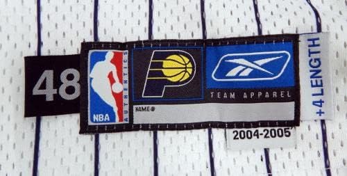 משחק ריק של אינדיאנה פייסרס 2004-05 הונפק ג'רזי לבן 48 265 - משחק NBA בשימוש