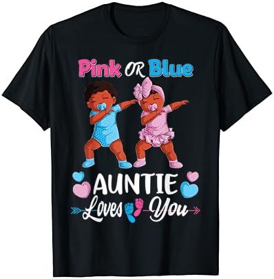 ורוד או כחול דודה אוהב אותך שחור תינוק מין לחשוף נשים חולצה