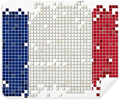 צרפת פשוט רשת לאומי דגל ניקוי בד מסך מנקה 2 יחידות זמש בד