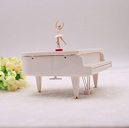 N/A מיני פסנתר יצירתי קופסת מוסיקה קופסא מטאל עתיק קייס חתונה מתנה לחתונה קישוט לקישוט שנה חדשה מתנות קופסאות