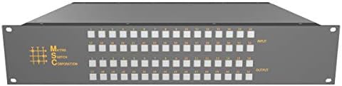 מתג מטריקס 3232 ליטר 32 קלט 32 פלט נתב וידאו אנלוגי מורכב עם לוח כפתורים