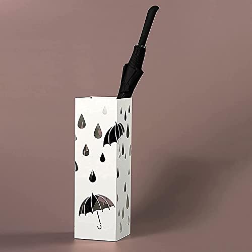 מחזיקי מטריית LXDZXY, דוכן מטרייה ביתי מחושל בית מלון פינת דלי מטרייה יכול להכיל 10-12 מטריות ארוכות
