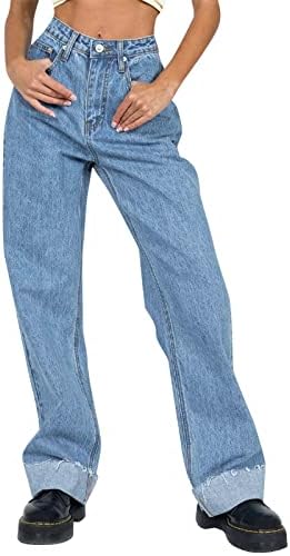 מכנסי ז 'אן מיאשוי לנשים נמתחים נשים אופנה ג' ינס בצבע אחיד גבוה מותן נשים ז ' אן רומפרס וסרבלי מכנסיים