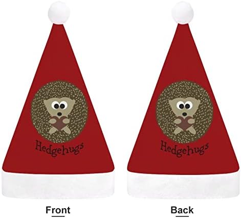קיפודים חום קיפוד חג המולד כובע אישית סנטה כובע מצחיק חג המולד קישוטים