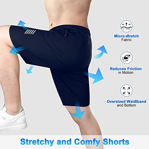 מכנסי כושר של איהואן לאימוני ספורט לגברים-מכנסי ספורט קלים יבשים מהירים 7 לריצת טיולים
