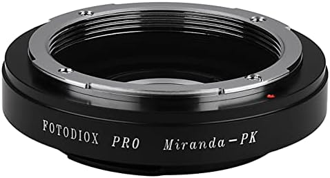Fotodiox Pro עדשה מתאם הר, עבור עדשת מירנדה למצלמות DSLR Pentax K-Mount