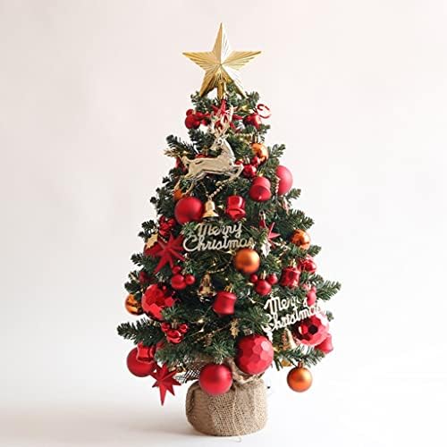 עץ חג המולד המופעל על סוללה עם סוללה עם אורות מיתר LED וקישוט