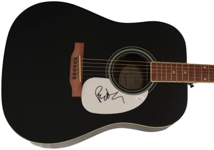 פט מונהאן חתם על חתימה בגודל מלא גיבסון אפיפון גיטרה אקוסטית עם ג 'יימס ספנס אימות ג' יי. אס. איי. קו - רכבת סולן-טיפות