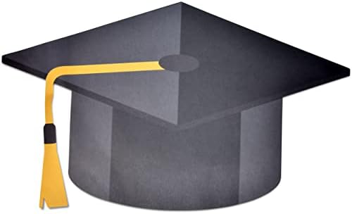 נייר סיום חד פעמי מחצלות מקום 50 חבילה 13 x 16” כובע כובע גראד שחור עם מחצלת ציצית למקום לברונם כיתות בוגרי