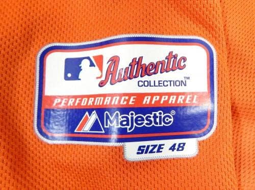 2013-19 יוסטון אסטרוס 69 משחק נעשה שימוש בכתום ג'רזי לוחית הוסרה 48 DP25529 - משחק גופיות MLB משומשות