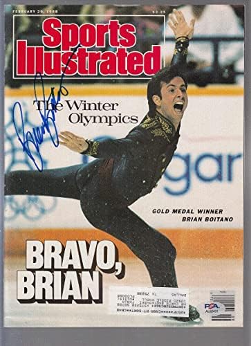 בריאן בוטנו חתם על 1988 ספורטס אילוסטרייטד 2/29 עם חתימה על סקי פסא/די. אן. איי - מגזיני ספורט