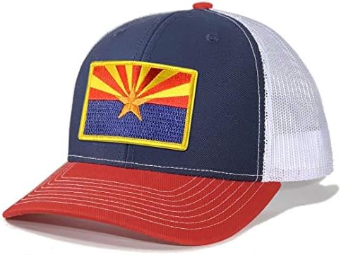 Homealles Tees גברים אריזונה דגל כובע משאית