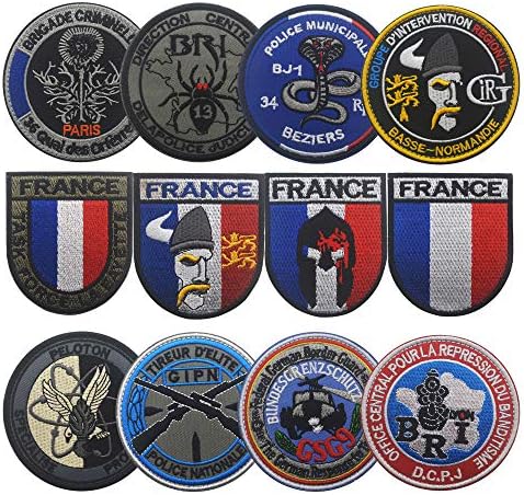 Oysterboy 12 יחידות צרפת המשטרה הלאומית והדגל פריז/BJ-1/GSG9/GIPN/GIGN/BRI/GIR טקטי טקטי וו וולאה